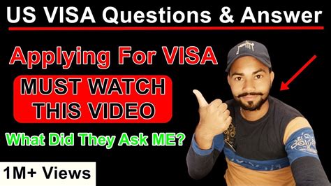 visa interview questions answers cd visa youtube