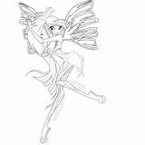 Coloring Pages Bloom Winx Enchantix Club Popular sketch template