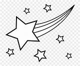 Coloring Star Stars Printable Shooting Shapes Education sketch template
