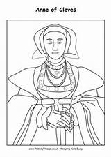Anne Boleyn sketch template