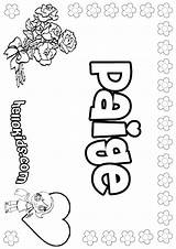 Paige Coloring Pages Print Hellokids Girls Color Online sketch template