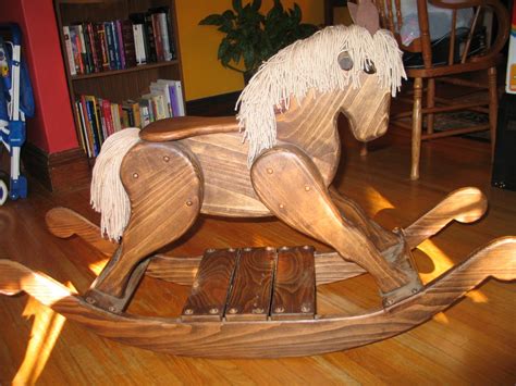 ideas wooden rocking horse woodworking plans diy simple woodworking