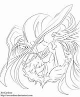 Bleach Lorde Vasto Lineart Ichigo sketch template