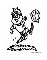 Soccer Coloring Ball Boy Sheet Sheets Kicking Pdf Colormegood Sports sketch template
