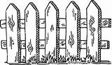 Fence Clipart Drawing Picket Wood Country Drawings Clip Getdrawings Board Fences Barbed Wire Paintingvalley Clipground Choose Tags sketch template