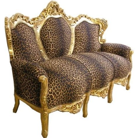 casa padrino baroque sofa leopard gold furniture antique baroque