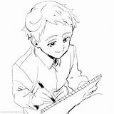 Promised Neverland Lineart Xcolorings Shirai sketch template