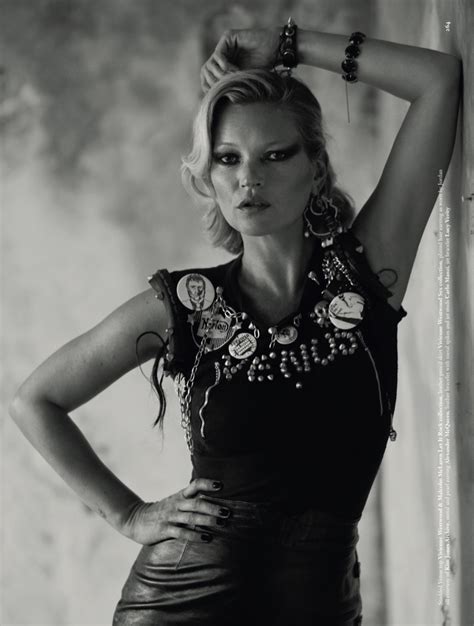 kate moss is rock and roll glam for dazed magazine
