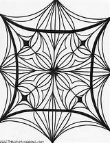 Kaleidoscope Coloring Pages sketch template