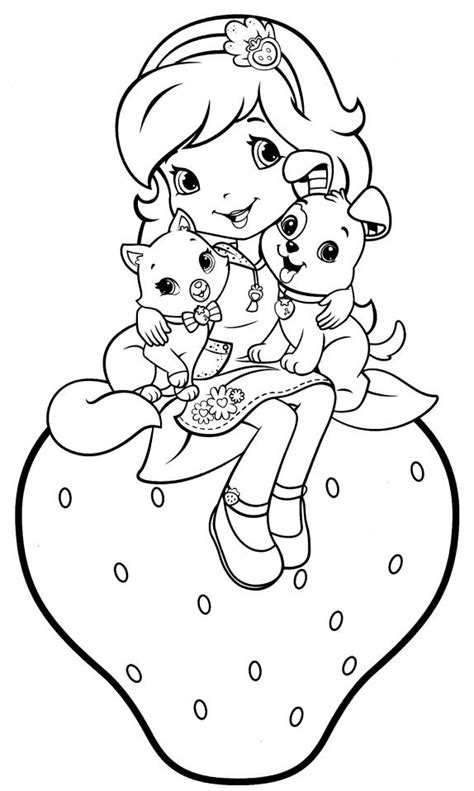 Desenhos Para Colorir Da Moranguinho Strawberry Shortcake Coloring My