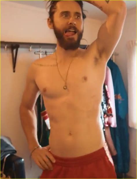 jared leto looks so hot dancing around shirtless watch now photo