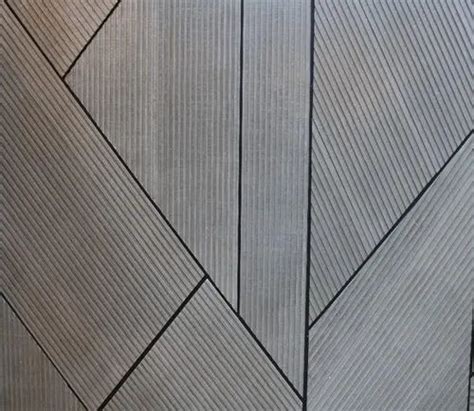 grey decorative groove panel fiber cement board board size