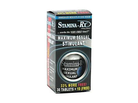 Stamina Rx For Men Male Sexual Stimulant 30 Tablets From Hi Tech
