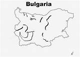 Bulgaria sketch template