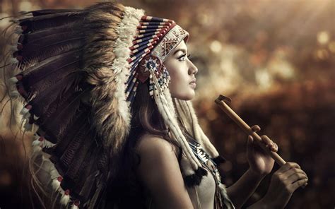 1920x1280 women native americans eyes artwork headdress colorful