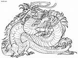 Dragon Coloring Pages Chinese Adult Adults Year Color Drawing China Book Printable Print Colouring Dragons Line Myth Popular Jackson Gif sketch template