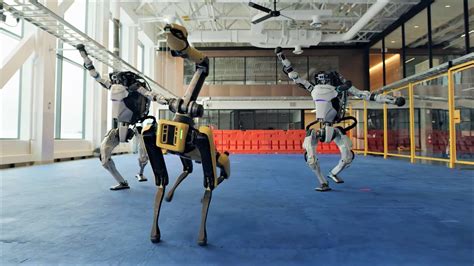 start   year   watching  robots awesome dance moves