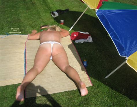 big breasted wife sunbathing september 2007 voyeur web hall of fame