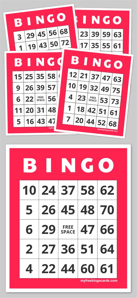 printable bingo cards    printable