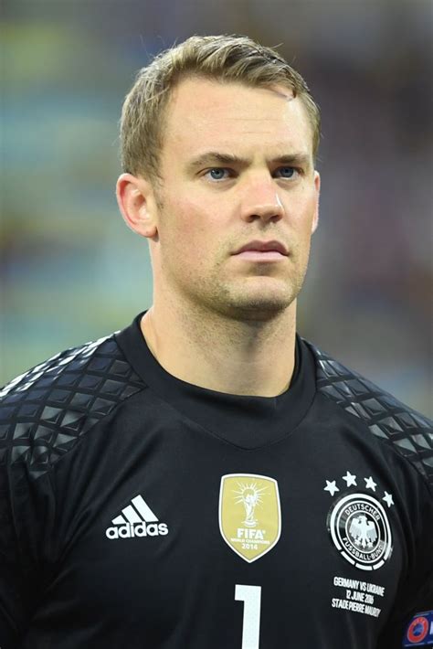 germanys goalkeeper manuel neuer   prior   uefa euro  group  soccer match
