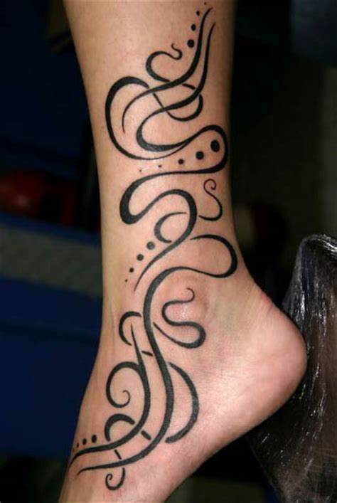 15 Beautiful Tribal Ankle Tattoos