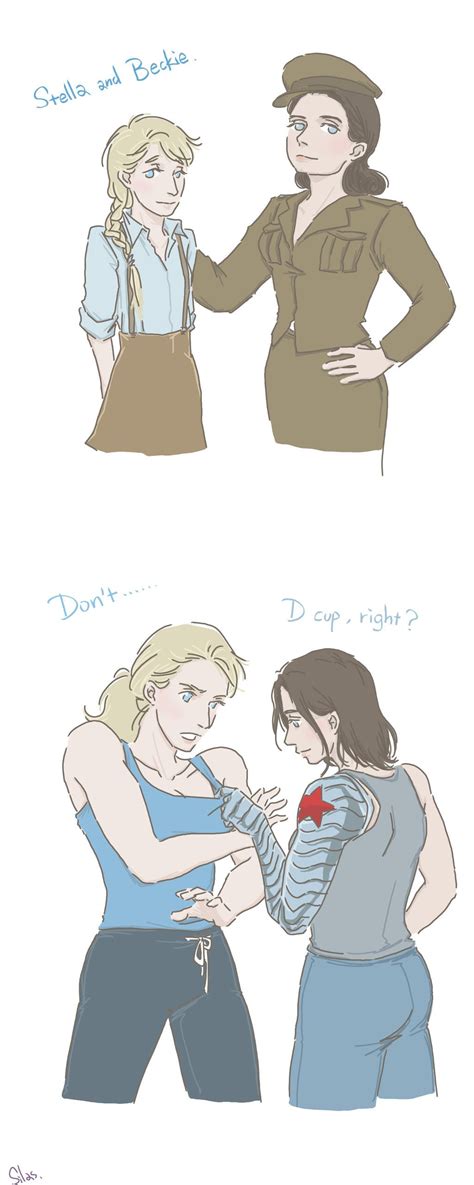 Captain America And Winter Soldier Girls By Silassamle