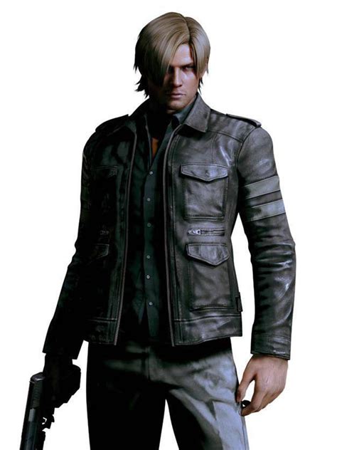 leon s kennedy resident evil 6 leather jacket bay perfect