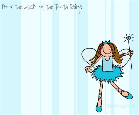 tooth fairy notes thedoodlegirl