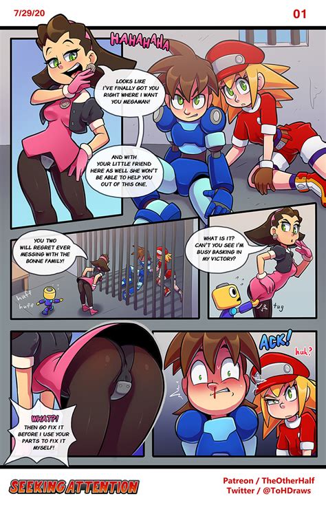 Comic Seeking Attention Page 01 By Theotherhalf Hentai Foundry