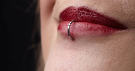 fake lip piercings are the latest way to add some edge to your look