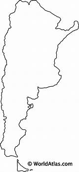 Argentina Outline Map Country Blank Worldatlas Coloring Maps South Printable America Pages Cities Geography Located Above Gif Atlas Represents Southern sketch template