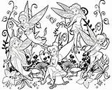 Coloring Pages Tinkerbell Fairy Fairies Print Printable Kids Disney Other Getdrawings Letscolorit sketch template