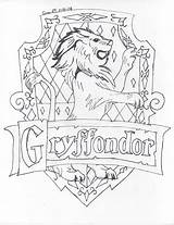 Gryffindor Potter Harry Hogwarts Coloring Crest Pages House Castle Drawing Houses Logo Deviantart Drawings Ravenclaw Colouring Easy Sketch Printable Color sketch template