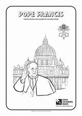 Coloring Pages Pope Francis Famous People Cool Celebrities Kids sketch template
