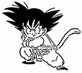 Dragon Ball Stencil Template Pages Coloring sketch template
