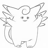 Clefable Xcolorings sketch template