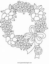 Blumenkranz Malvorlagen Malvorlage sketch template