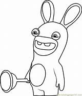 Rabbid Coloring Rabbids Invasion Pages Drawings Color Coloringpages101 Designlooter 800px 52kb sketch template