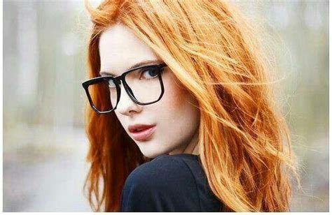 cute redhead girls with glasses pinterest