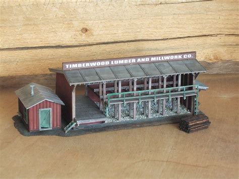 Gallery Pictures Atlas Lumber Yard And Office Kit Ho Scale Model Railroad