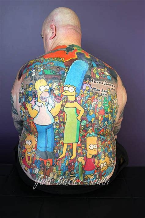 Los Mejores Tatuajes De Los Simpsons Revista Wacho