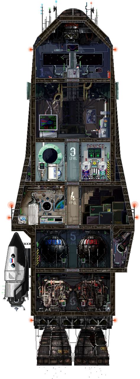 images  spaceship floorplans cutaways  pinterest
