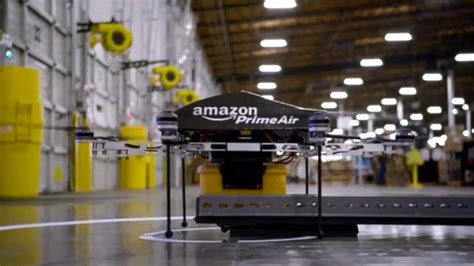 amazon completes st drone delivery video abc news