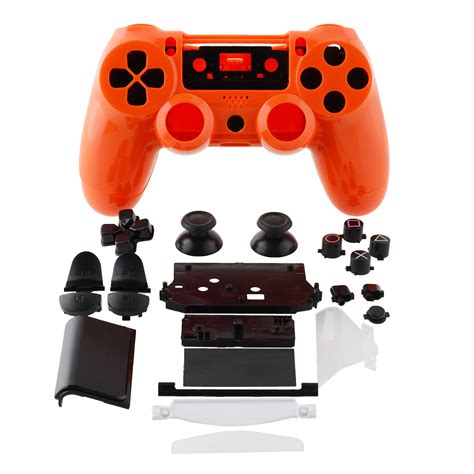 Cool Wireless Controller Shell Cover Housing Button Orange