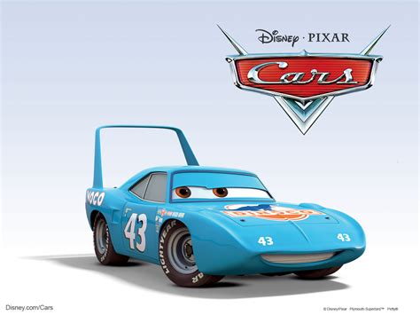 king  race car  disney pixar  cars desktop wallpaper