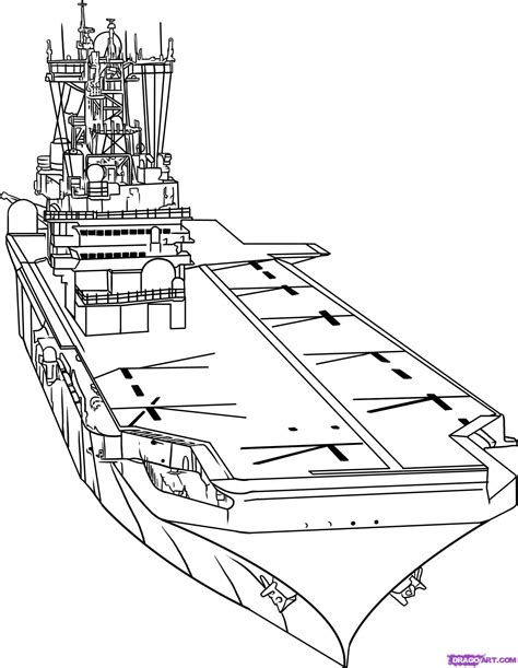 aircraft carrier transportation  printable coloring pages