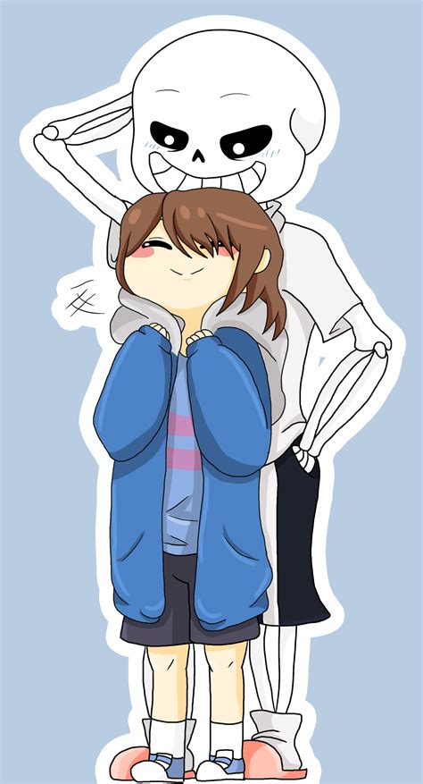 sans x frisk by aniitaruiz on deviantart