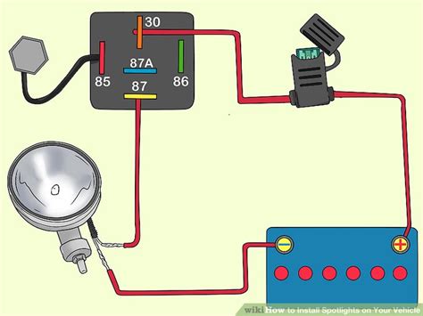 relay wiring diagram  driving lights