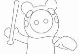 Piggy Raskrasil Ausmalbilder Colorare Coloringgames Spielen sketch template