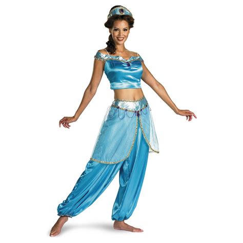 Disney Aladdin Deluxe Princess Jasmine Adult Costume Medium 8 10